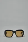 Jacques Marie Mage Oversized Square Spectacles In Black
