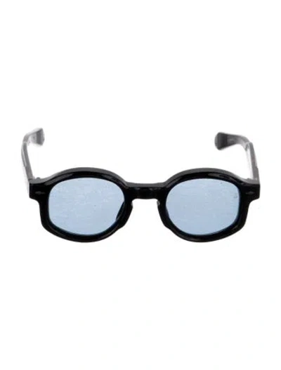 Pre-owned Jacques Marie Mage Petrus Round Sunglasses In Brown