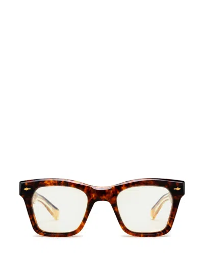 Jacques Marie Mage Picabia Square-frame Glasses In Brown