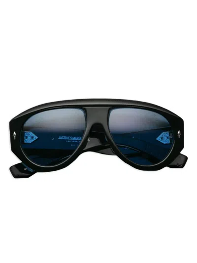 Jacques Marie Mage Pilot-frame Sunglasses In Black