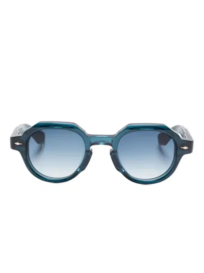 Jacques Marie Mage "pontian" Sunglasses In Blue