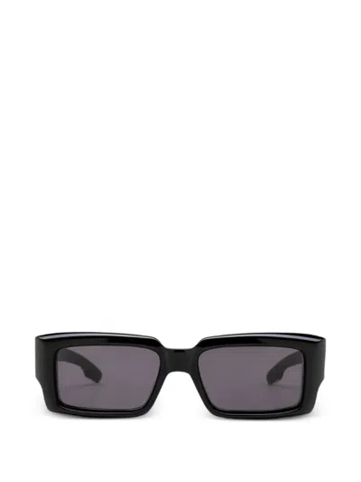 Jacques Marie Mage Quant Rectangle-frame Sunglasses In Black