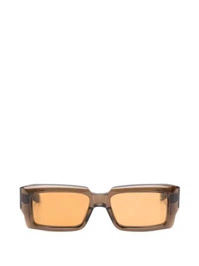Jacques Marie Mage "quant" Sunglasses In Brown
