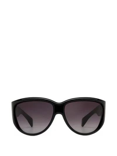 Jacques Marie Mage Ravello Round-frame Sunglasses In Black