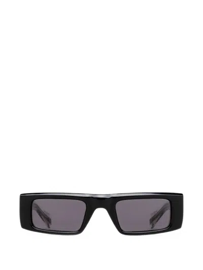 Jacques Marie Mage Rimbaud Rectangle-frame Sunglasses In Black