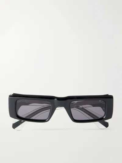 Jacques Marie Mage Rimbaud Square-frame Acetate Sunglasses In Black