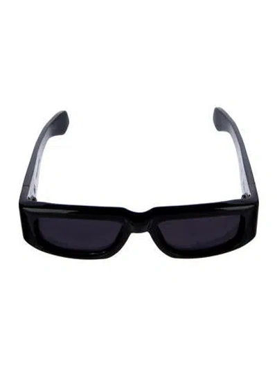 Pre-owned Jacques Marie Mage Romi Square Sunglasses In Black