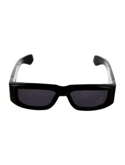 Pre-owned Jacques Marie Mage Romi Square Sunglasses In Black