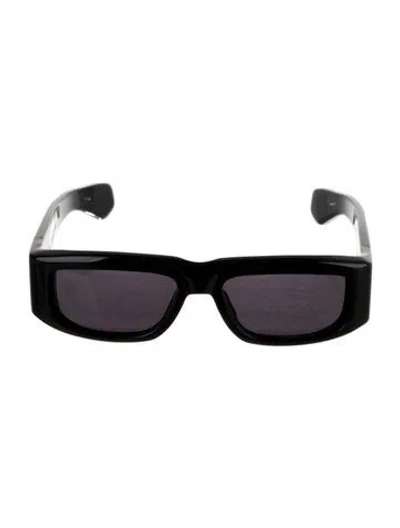 Pre-owned Jacques Marie Mage Romi Square Sunglasses In Black