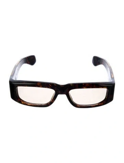 Pre-owned Jacques Marie Mage Romi Square Sunglasses In Brown