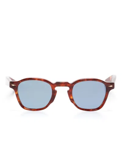 Jacques Marie Mage Round-frame Sunglasses