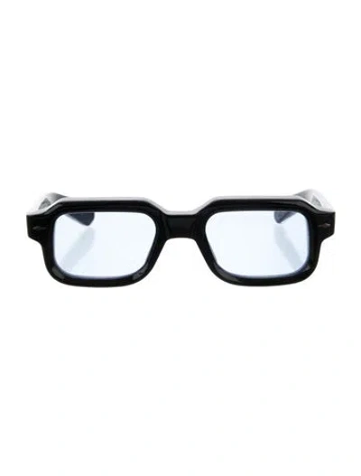 Pre-owned Jacques Marie Mage Sandro Square Sunglasses In Black