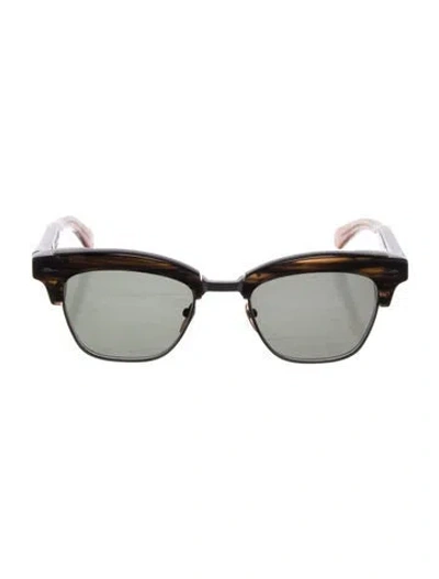 Pre-owned Jacques Marie Mage Sarte Wayfarer Sunglasses In Gray