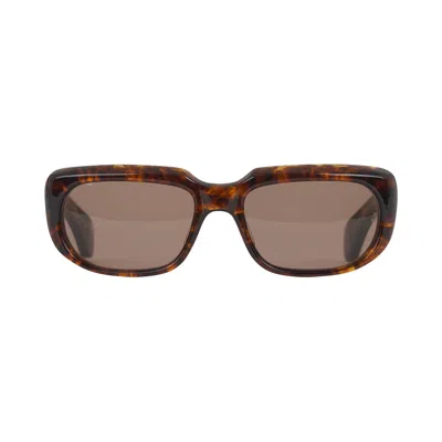 Pre-owned Jacques Marie Mage Sartet Sunglasses 'argyle' | Brown | Men's Size Onesize