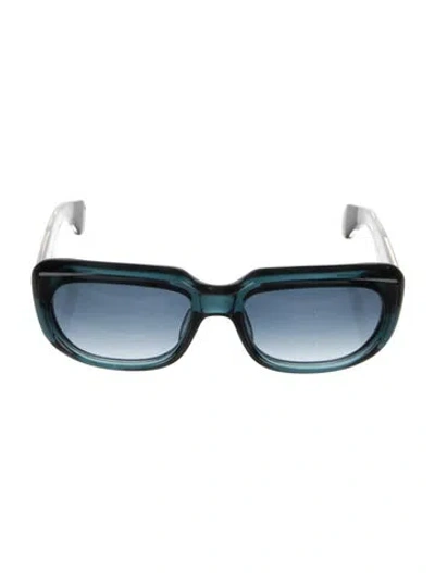 Pre-owned Jacques Marie Mage Sarteti Square Sunglasses In Gray