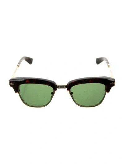 Pre-owned Jacques Marie Mage Sartre Wayfarer Sunglasses In Brown