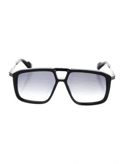 Pre-owned Jacques Marie Mage Savoy Square Sunglasses In Black