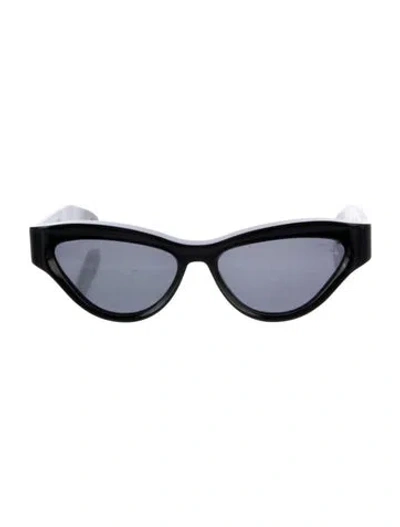 Pre-owned Jacques Marie Mage Slade Cat-eye Sunglasses In Black