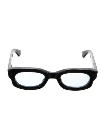 Pre-owned Jacques Marie Mage Square Tinted Sunglasses In Black