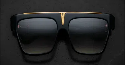 Jacques Marie Mage Sunglasses In Black, Gold