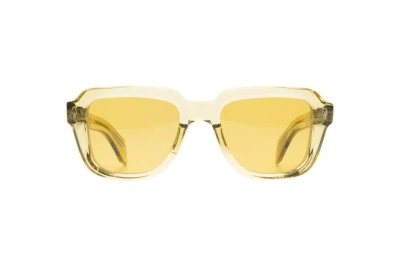 Jacques Marie Mage Suqare Frame Sunglasses In Yellow
