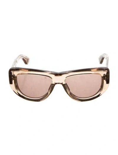 Pre-owned Jacques Marie Mage The Sud Cat-eye Sunglasses In Brown