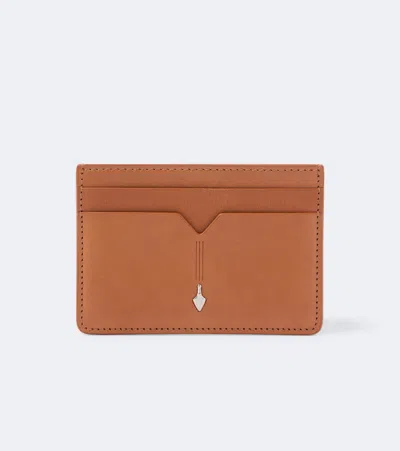 Jacques Marie Mage Theodore Leather Card Holder In Brown