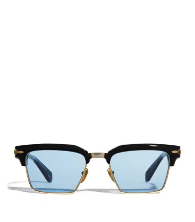 Jacques Marie Mage Titanium Alin Sunglasses In Blue