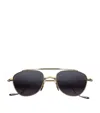 Jacques Marie Mage Titanium Flynn Aviator Sunglasses In Black