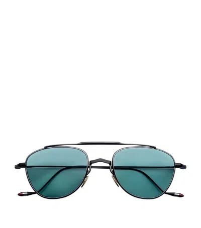 Jacques Marie Mage Titanium Flynn Aviator Sunglasses