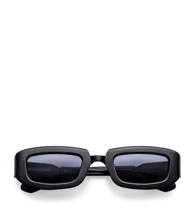Jacques Marie Mage Titanium Ryder Sunglasses In Black