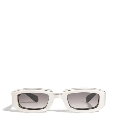 Jacques Marie Mage Titanium Ryder Sunglasses In Silver