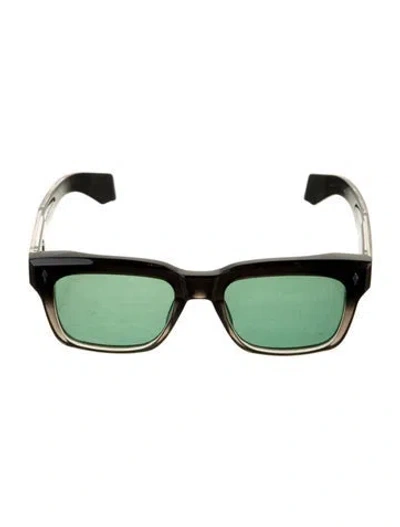 Pre-owned Jacques Marie Mage Torino Black Fade Square Sunglasses