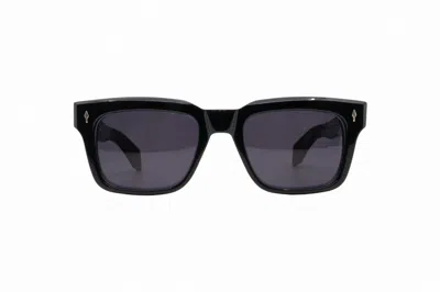 Jacques Marie Mage Torino Square Frame Sunglasses In Black