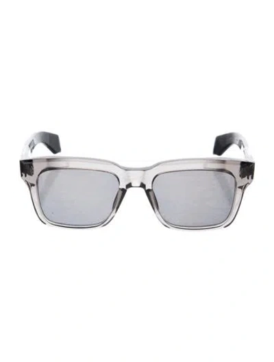 Pre-owned Jacques Marie Mage Torino Square Sunglasses In Clear/grey