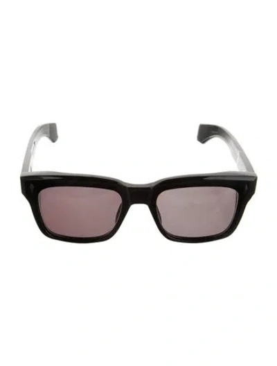 Pre-owned Jacques Marie Mage Torino Wayfarer Sunglasses In Black