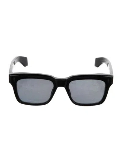 Pre-owned Jacques Marie Mage Torino Wayfarer Sunglasses In Black/clear