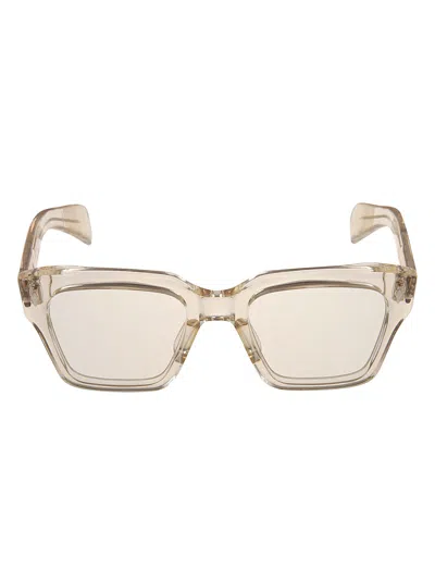 Jacques Marie Mage Transparent Glasses In Beige