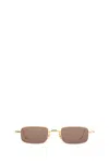 Jacques Marie Mage Dusk Rectangular Sunglasses In Gold