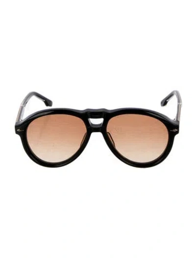 Pre-owned Jacques Marie Mage Valkyrie Aviator Sunglasses In Multi
