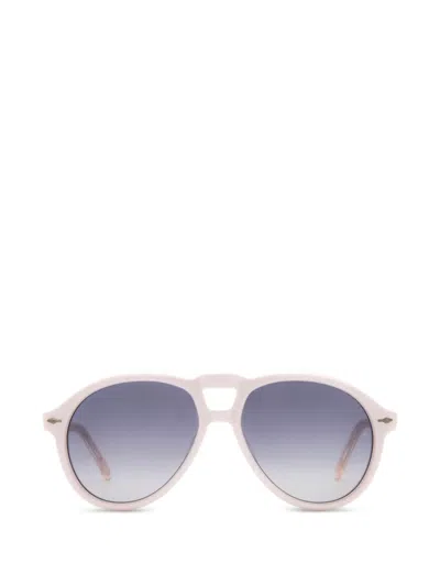 Jacques Marie Mage Valkyrie Pilot-frame Sunglasses In Pink