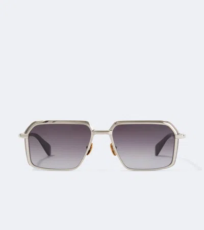 Jacques Marie Mage Vasco Navigator Sunglasses In Silver