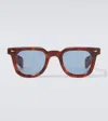 Jacques Marie Mage Vendome Square Sunglasses In Red