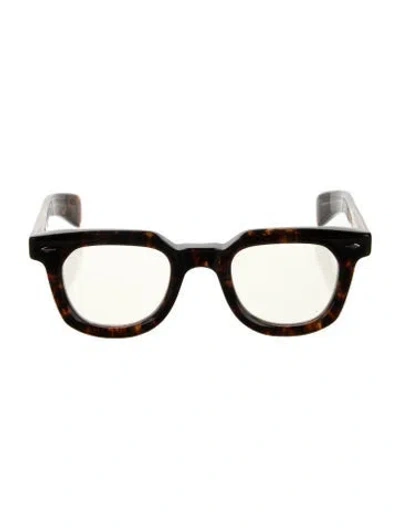 Pre-owned Jacques Marie Mage Vendome Wayfarer Eyeglasses In Brown