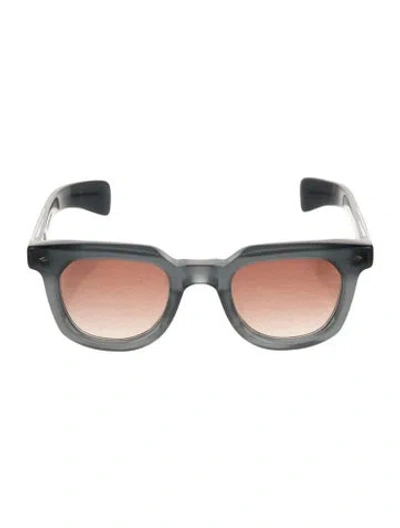 Pre-owned Jacques Marie Mage Vendome Wayfarer Sunglasses In Blue