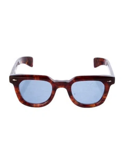 Pre-owned Jacques Marie Mage Vendome Wayfarer Sunglasses In Brown