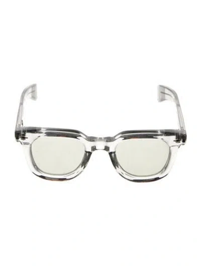 Pre-owned Jacques Marie Mage Vendome Wayfarer Sunglasses In Clear/silver