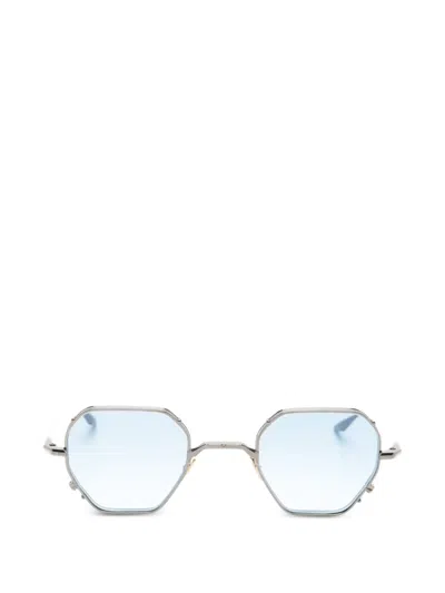 Jacques Marie Mage Verlaine Geometric-frame Sunglasses In Silver
