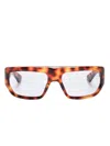 Jacques Marie Mage Vicious Sunglasses In Leopard