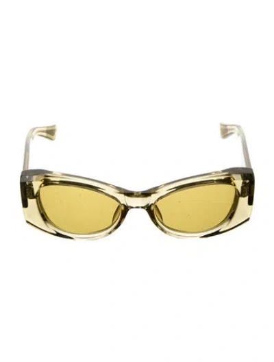 Pre-owned Jacques Marie Mage Vintage Harlo Sunglasses In Yellow